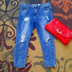 Seven 7 high rise ankle skinny jeans